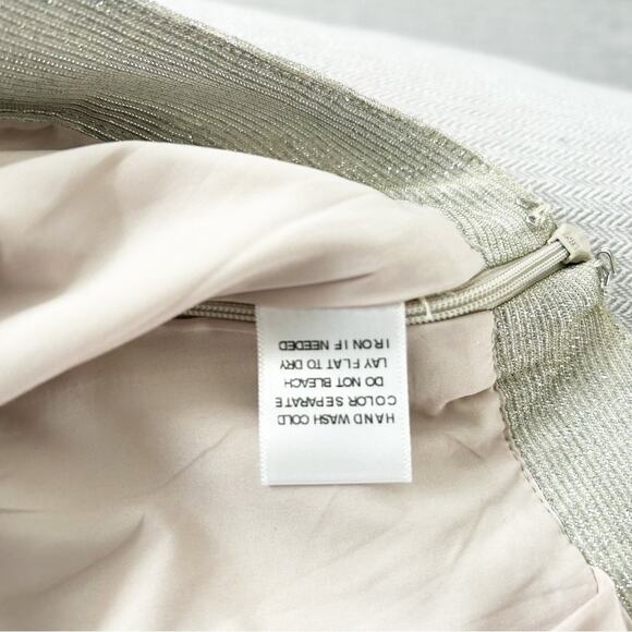 NWT The Native One Metallic Gray Groovy Shine Trouser Pants w/ Pockets Sz Small - Picture 7 of 9